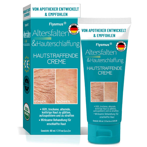 📒Flysmus® Hautstraffende Creme, Adressierung Krepp & Sagging