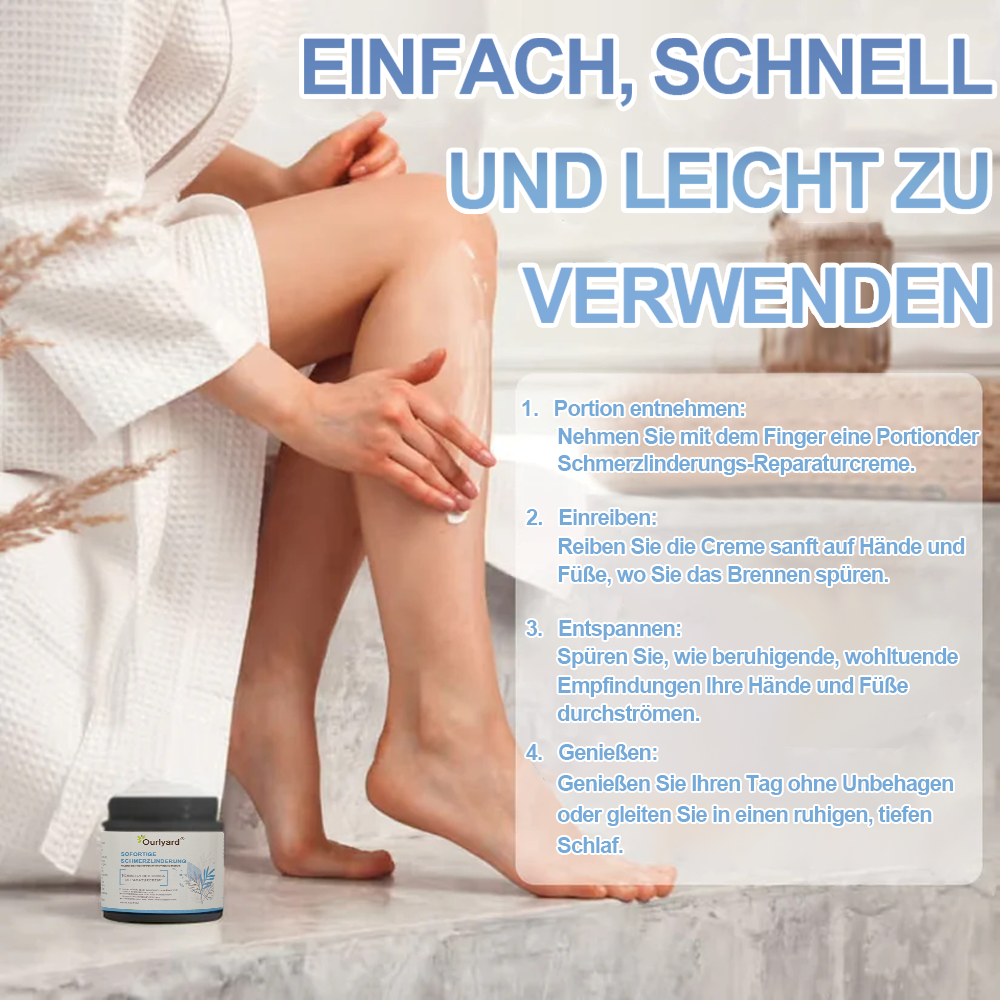 ✅Offizieller Store: Ourlyard® Magnesium Schmerzheilende Knochencreme (Behandlung für Arthritis, Neuropathie, rheumatische Erkrankungen, Muskelkrämpfe, Zuckungen und Sportverletzungen