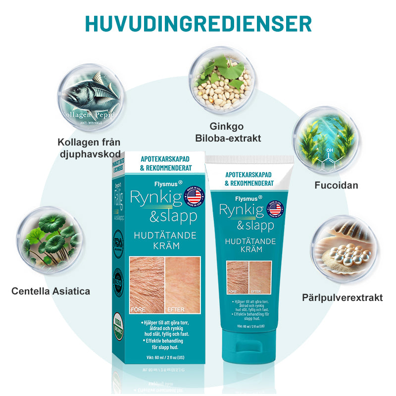 📒Flysmus® Hautstraffende Creme, Adressierung Krepp & Sagging