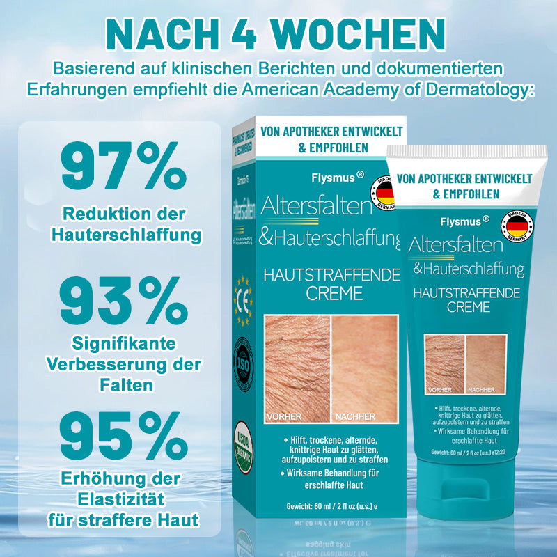 📒Flysmus® Hautstraffende Creme, Adressierung Krepp & Sagging