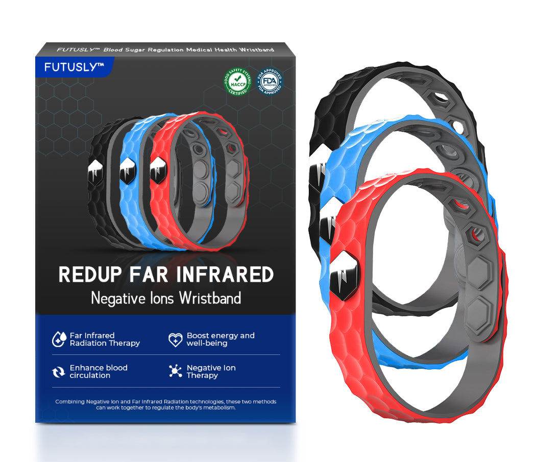 🧑‍⚕️💫Futusly™ RedUp Far Infrared Negative Ions Body Detoxing Wristband(🔥LAST DAY 70% OFF)